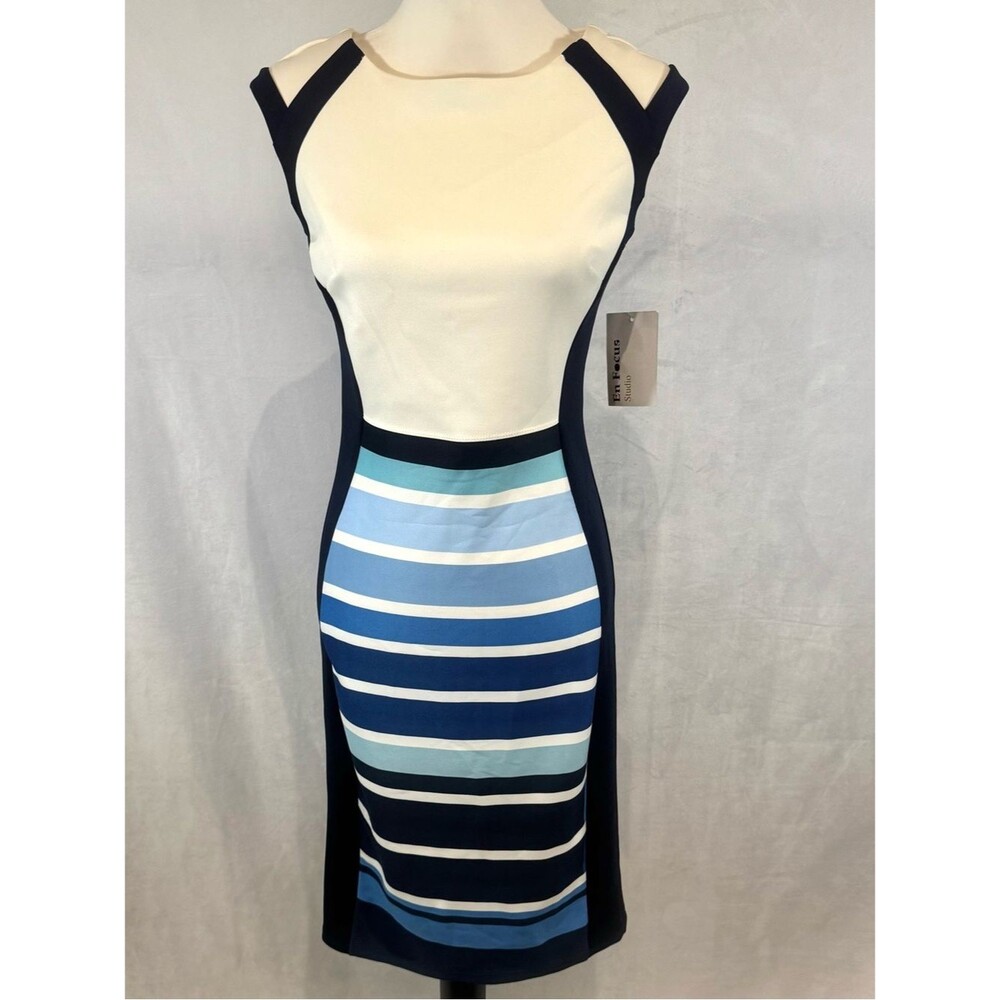 Enfocus Studio form flattering career sheath dress size 4 NWT